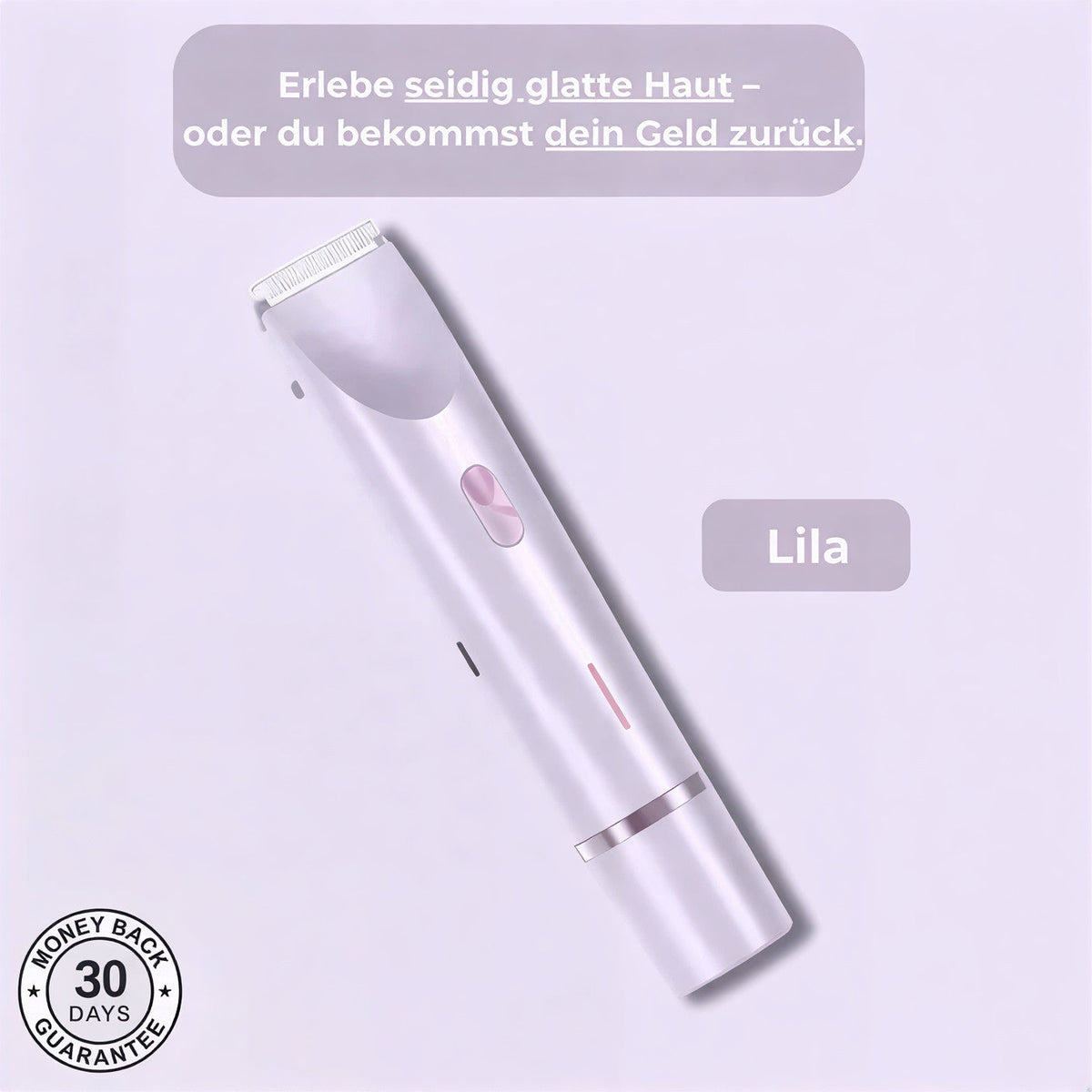 SeidenGlanz™ | 2-in-1 women's razor for smooth and well-groomed skin