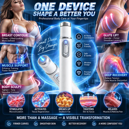 Mresio ULTRASONIC SHOCK WAVE BODY REMODELING SYSTEM——Enhances bust and lifts buttocks. Fuel Muscle Growth.Boost Circulation. Relieve Pain.