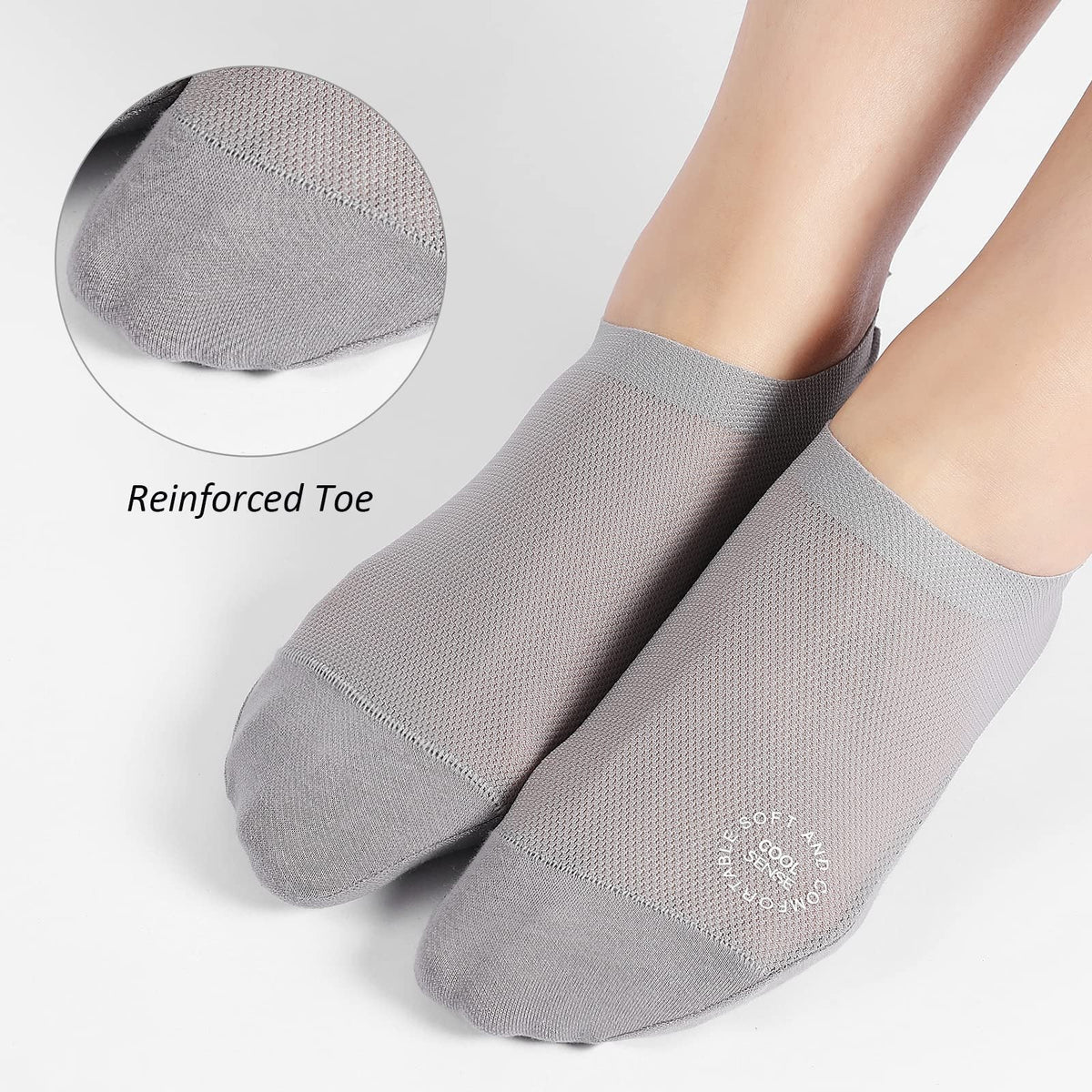 🔥30-Pair Invisible Grip Socks Pack 🧦 – Breathable Low-Cut Anti-Slip Sweat-Absorbing Design