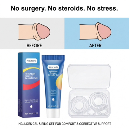 Buy 1 Get 1 Free | Alcuras® Gentle Foreskin Corrector Gel – Soothing, Natural Relief