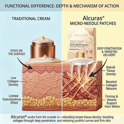 👍🏻Alcuras® Targeted Breast Enhancement Advanced Nano Microneedle Patch👍🏻👍🏻👍🏻