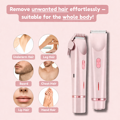 SeidenGlanz™ | 2-in-1 women's razor for smooth and well-groomed skin