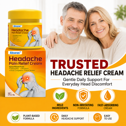 🧠Alcuras™ Head & Neck Relief Cream ⚡ | For Head Pressure, Temple Pain, Neck Tightness, Eye Strain, Migraine-Like Sensations & Stress-Induced Tension | When Daily Life Builds Up in Your Head & Neck | 90-Day Money-Back Guarantee