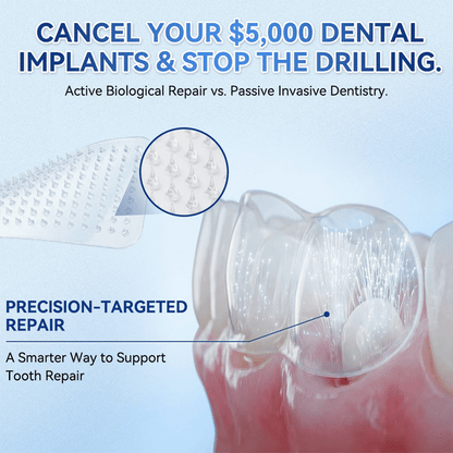 𝐇𝐞𝐚𝐥𝐫𝐢𝐳𝐞® 🦷 Tideglusib Fast‑Dissolving Tooth & Gum Repair Oral Strips ✨