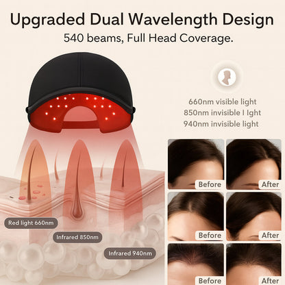 𝐇𝐞𝐚𝐥𝐫𝐢𝐳𝐞® Hair Growth Cap — Regrow Thicker Hair in 90 Days