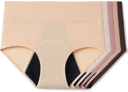 (5+1 pack of 6) Women's Washable and Reusable Incontinence Panties