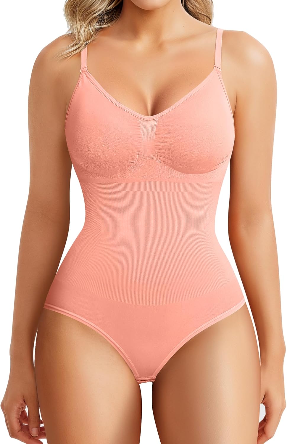 Buy 1 Get 1 Free Womens' Seamless Sleeveless V-Neck