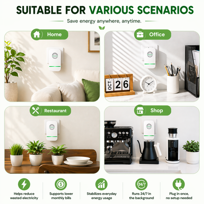 Power Stabilizer Plug-in - Voltage Stabilizer for Home Appliances