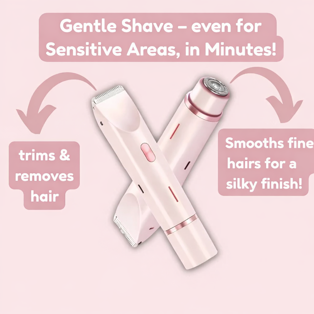 SeidenGlanz™ | 2-in-1 women's razor for smooth and well-groomed skin