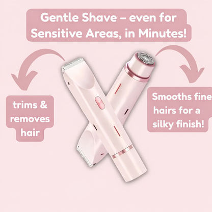 SeidenGlanz™ | 2-in-1 women's razor for smooth and well-groomed skin
