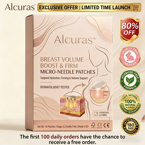 👍🏻Alcuras® Targeted Breast Enhancement Advanced Nano Microneedle Patch👍🏻👍🏻👍🏻