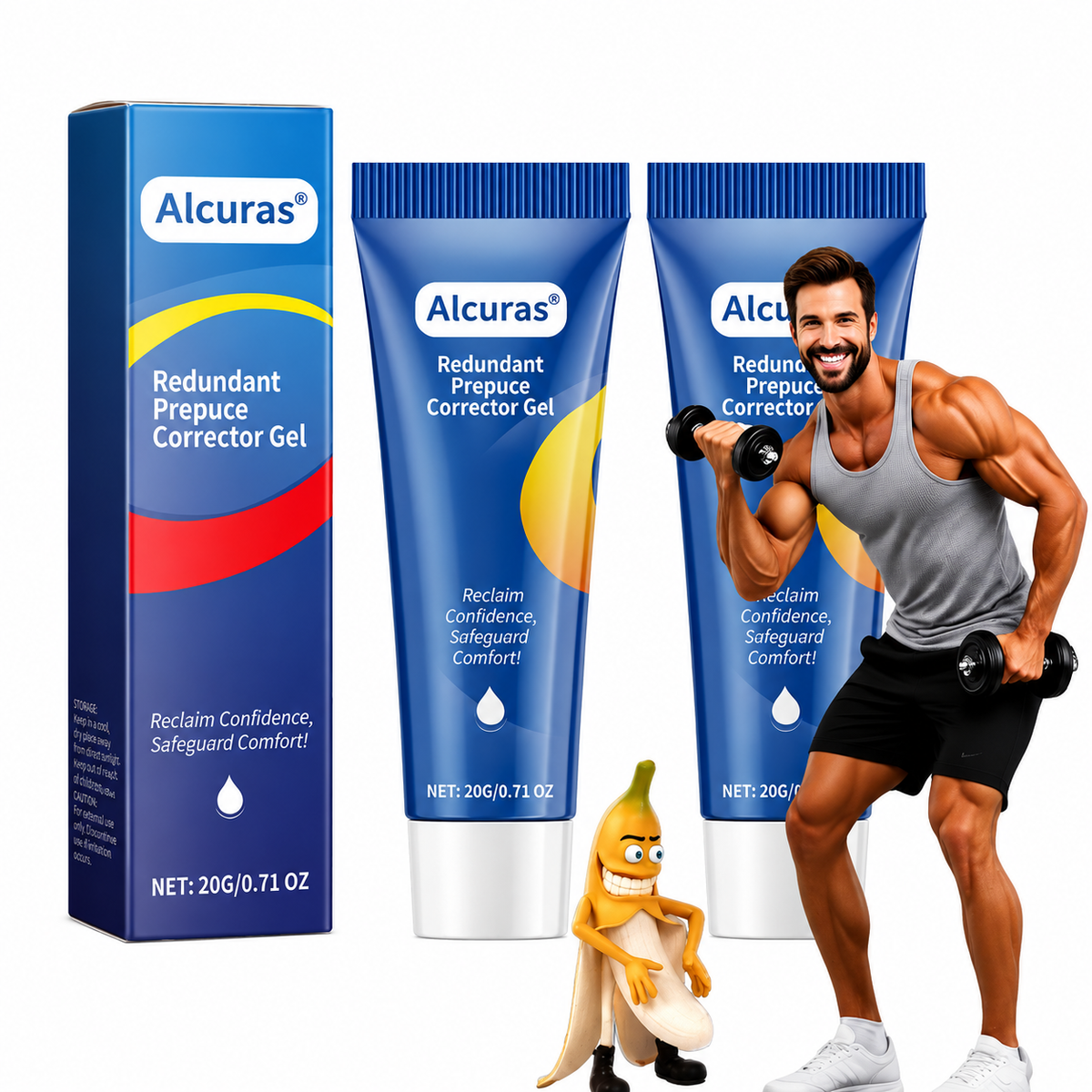 Buy 1 Get 1 Free | Alcuras® Gentle Foreskin Corrector Gel – Soothing, Natural Relief