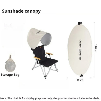 Outdoor Beach Chair Shelter Mini Folding Sunshade Lightweight Camping Shelter Portable Equipment Shade Camping Accessories
