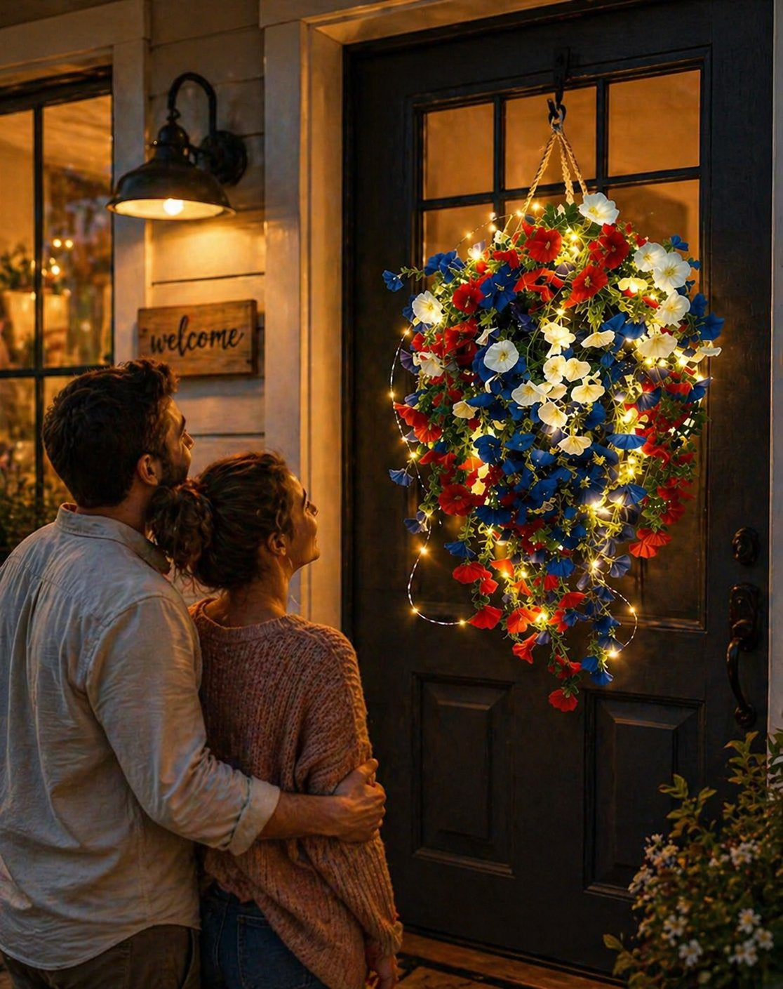 Single item under $9.90✨🇺🇸 Celebrate America’s 250th Anniversary with Patriotic Hanging Flower Baskets