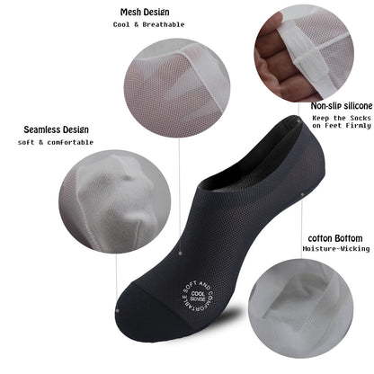 🔥30-Pair Invisible Grip Socks Pack 🧦 – Breathable Low-Cut Anti-Slip Sweat-Absorbing Design