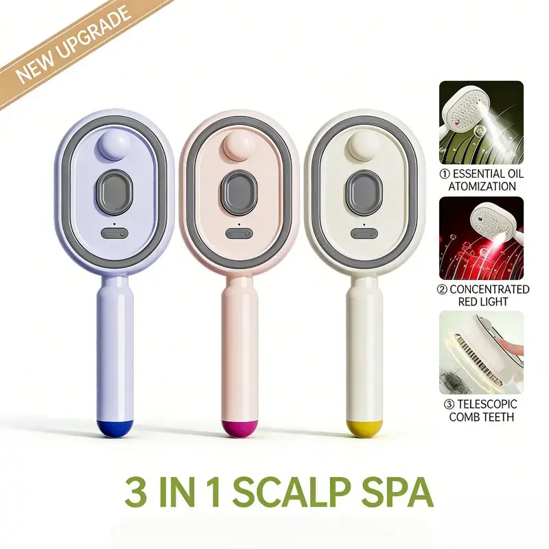 🔥 Last Day 50% OFF Electric Spray Air Cushion Massage Comb
