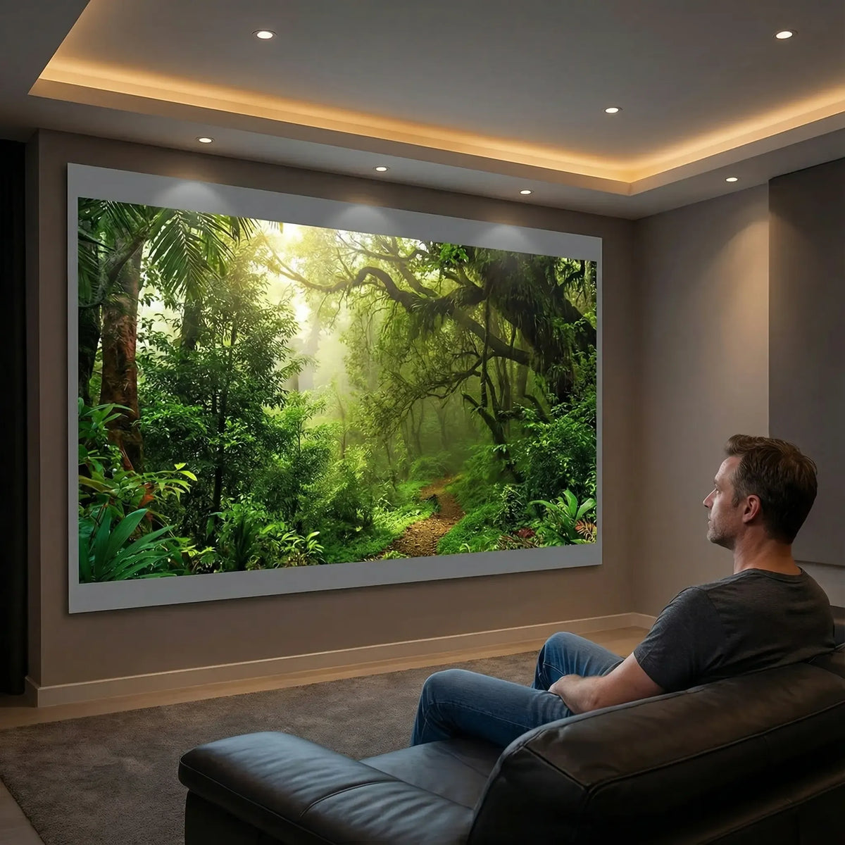 ALR Anti-Light Projector Screen | 4K UHD Cinematic Theater Display 🎬✨