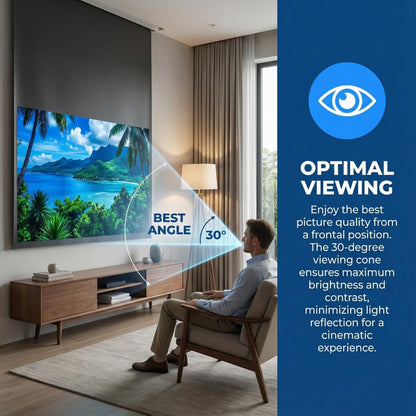 ALR Anti-Light Projector Screen | 4K UHD Cinematic Theater Display 🎬✨