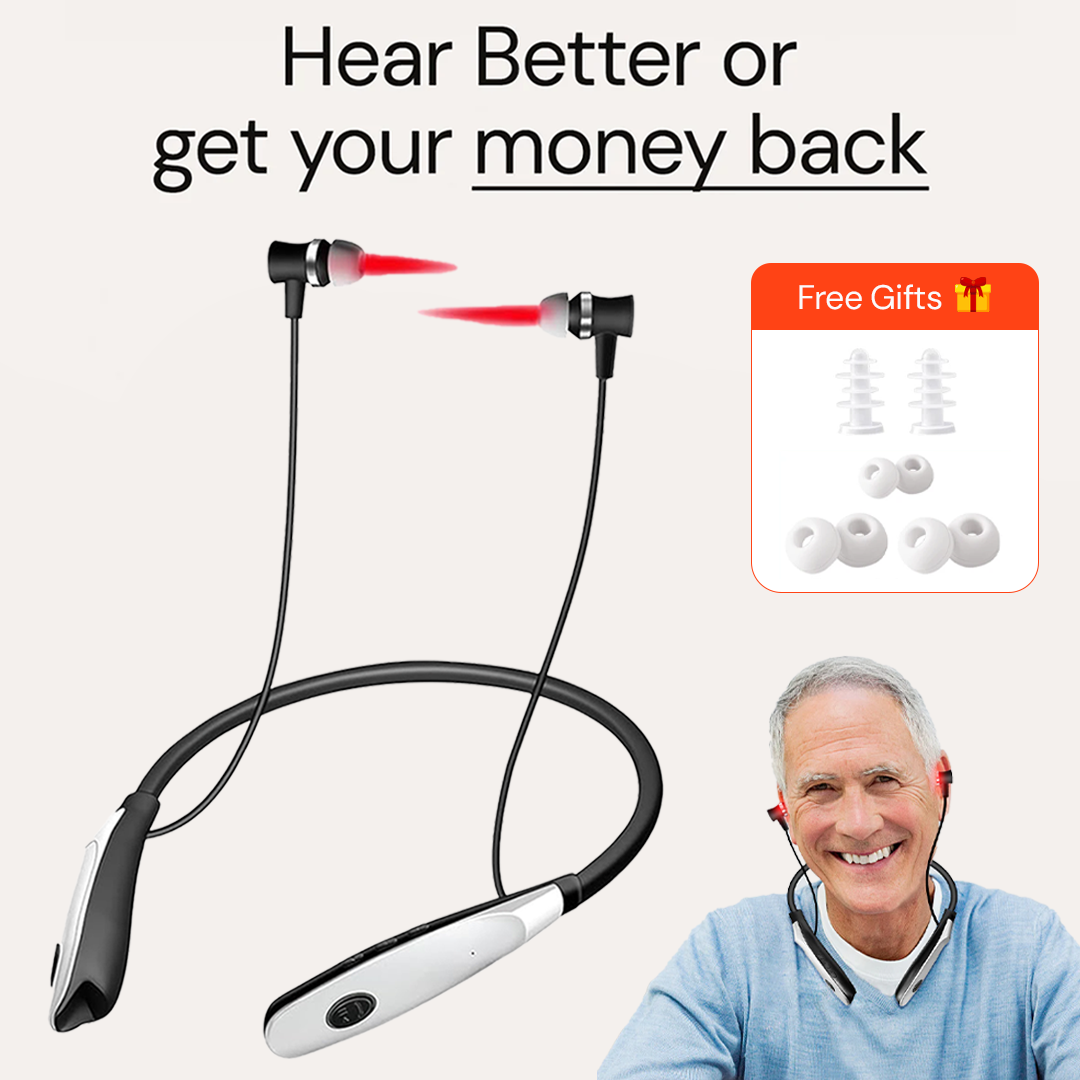 Mresio® – Red Light Therapy Earbuds for Age-Related Hearing Loss