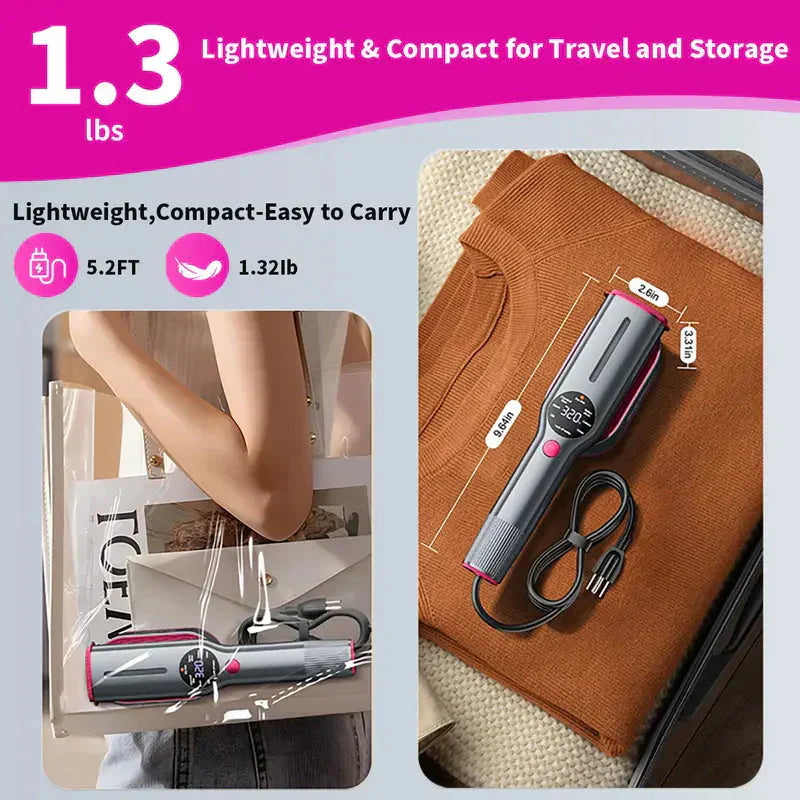 Portable handheld steam iron