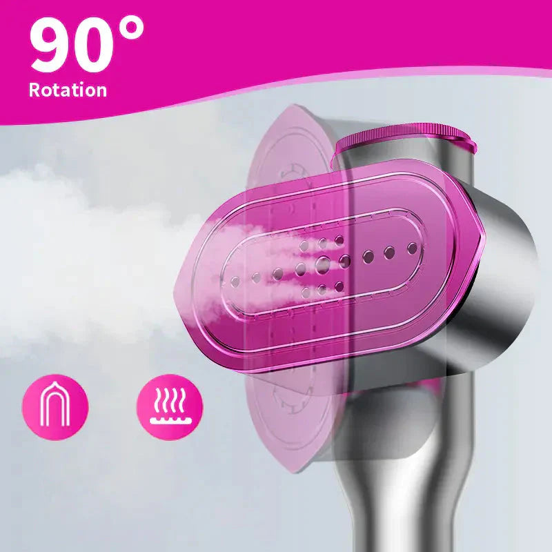Portable handheld steam iron