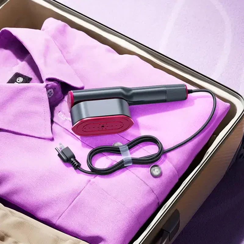 Portable handheld steam iron