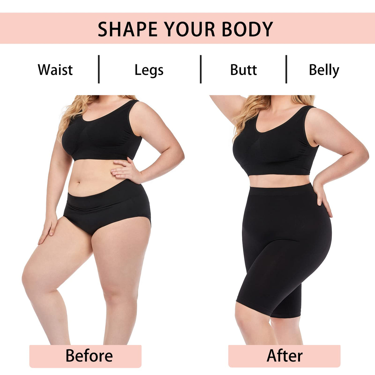 Buy 1 Get 1 Free Tummy and hip firming high-waisted pants