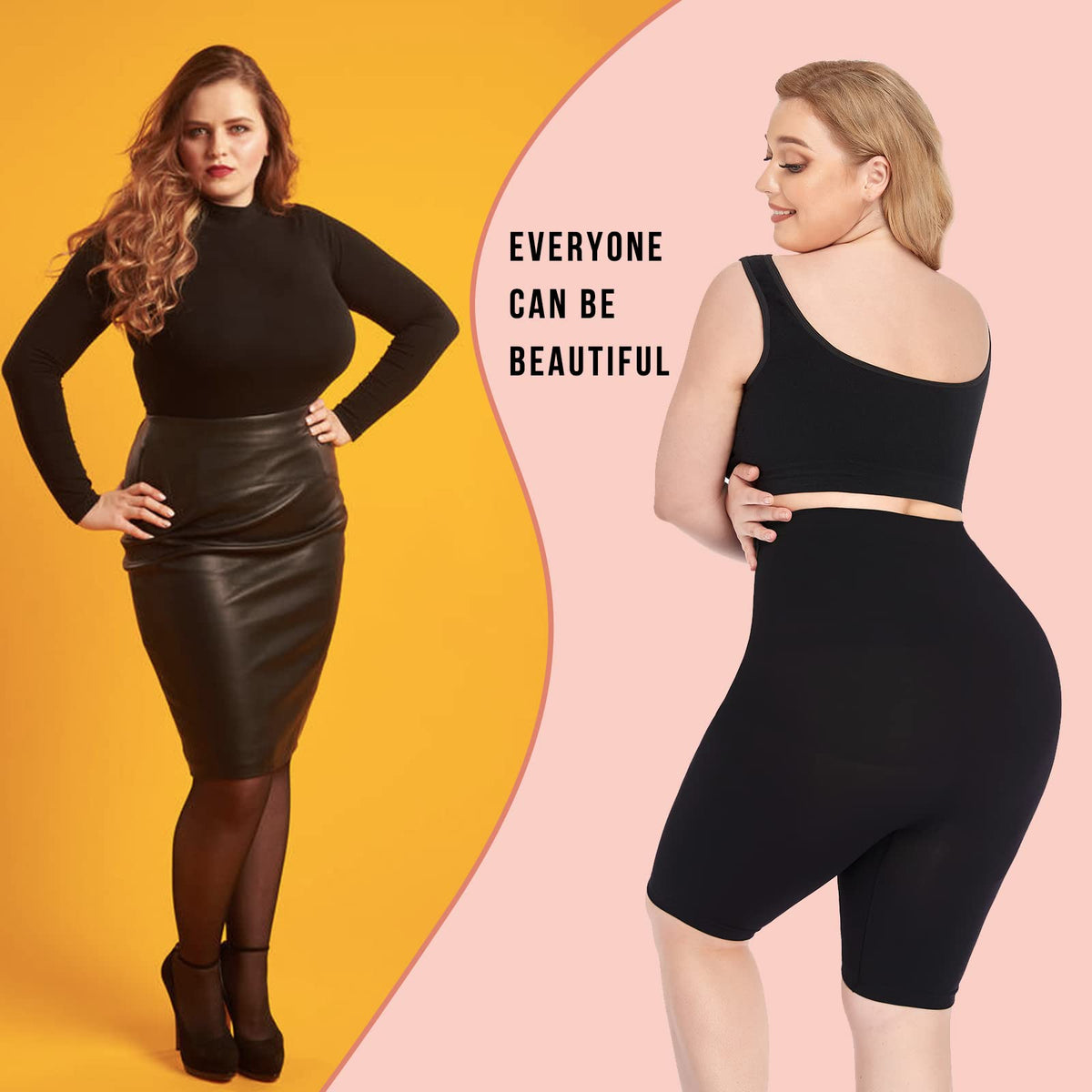 Buy 1 Get 1 Free Tummy and hip firming high-waisted pants