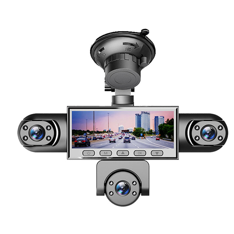 ⏰HD 1080P Multi-Lens Dash Cam with Night Vision